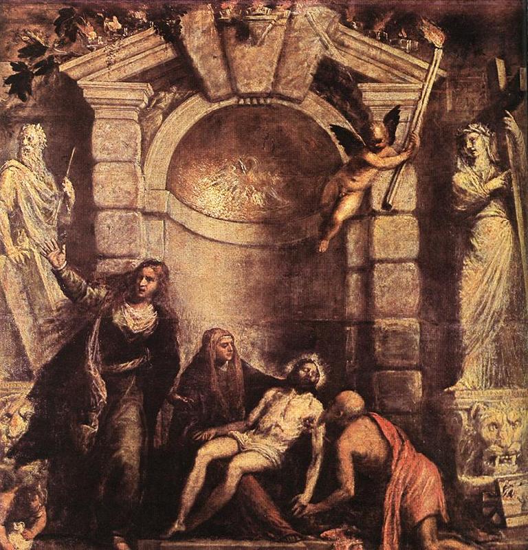 TIZIANO Vecellio Pieta strq oil painting picture